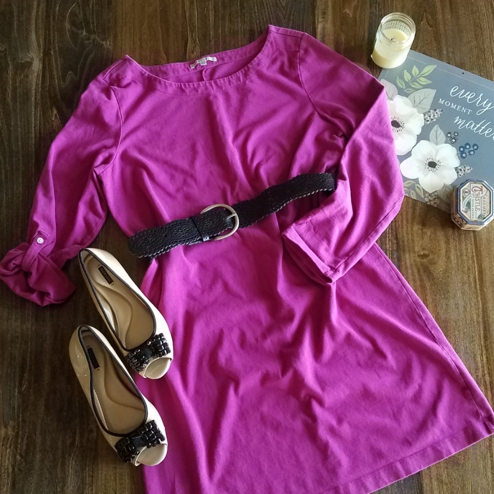 Gap 3/4 Sleeve Shift Dress